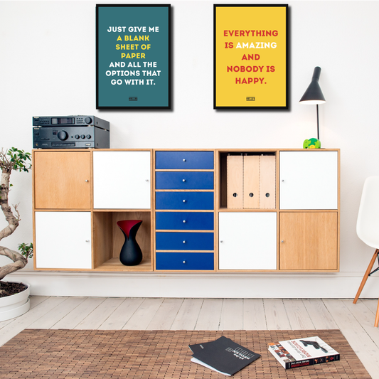 Nelle's Plakat – A Blank Sheet of Paper