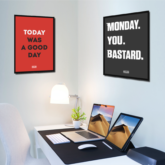 Nelle's Plakat – Today Was a Good Day