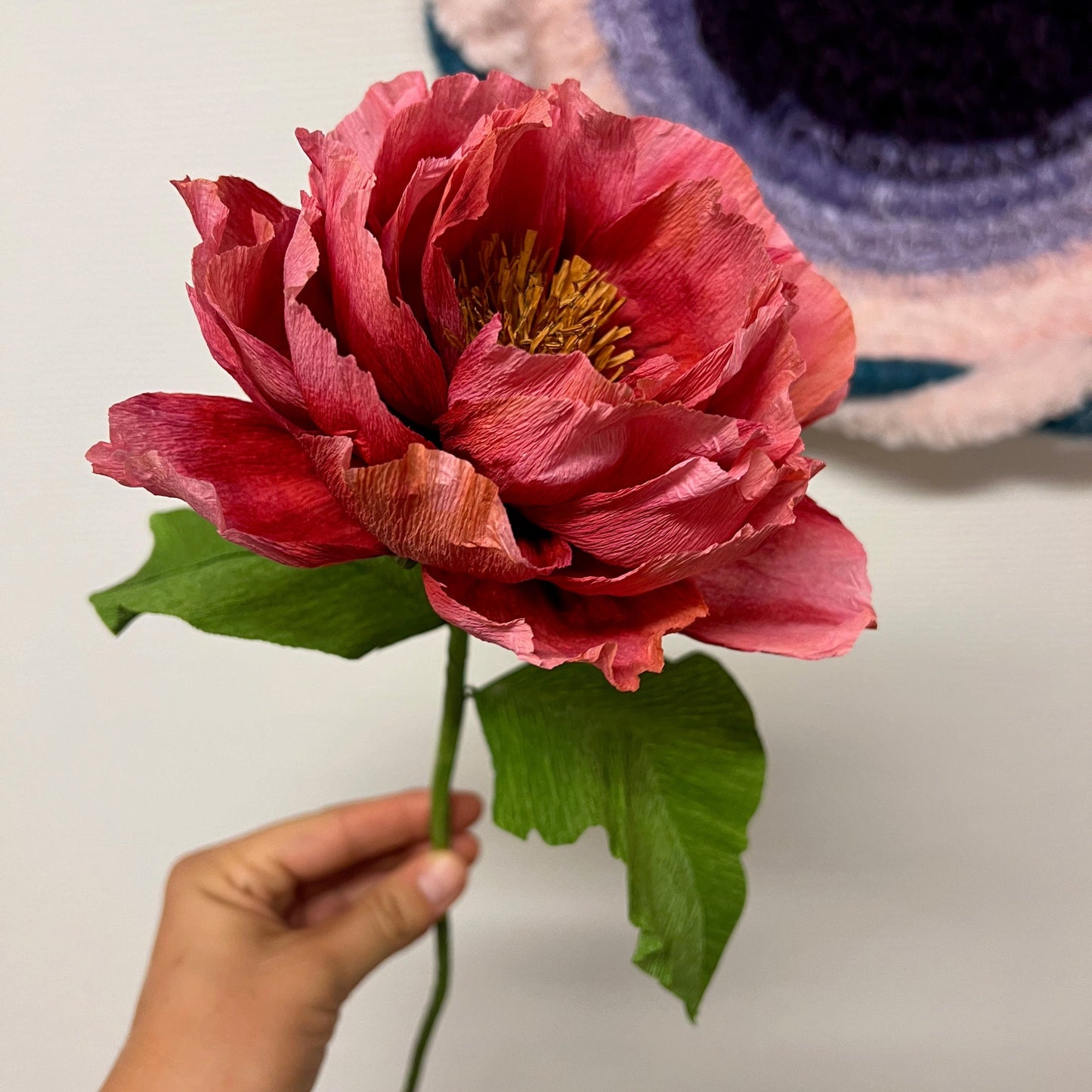 21. januar 2026 - Crepepapir Blomster Workshop på Nelle's Filosoffen